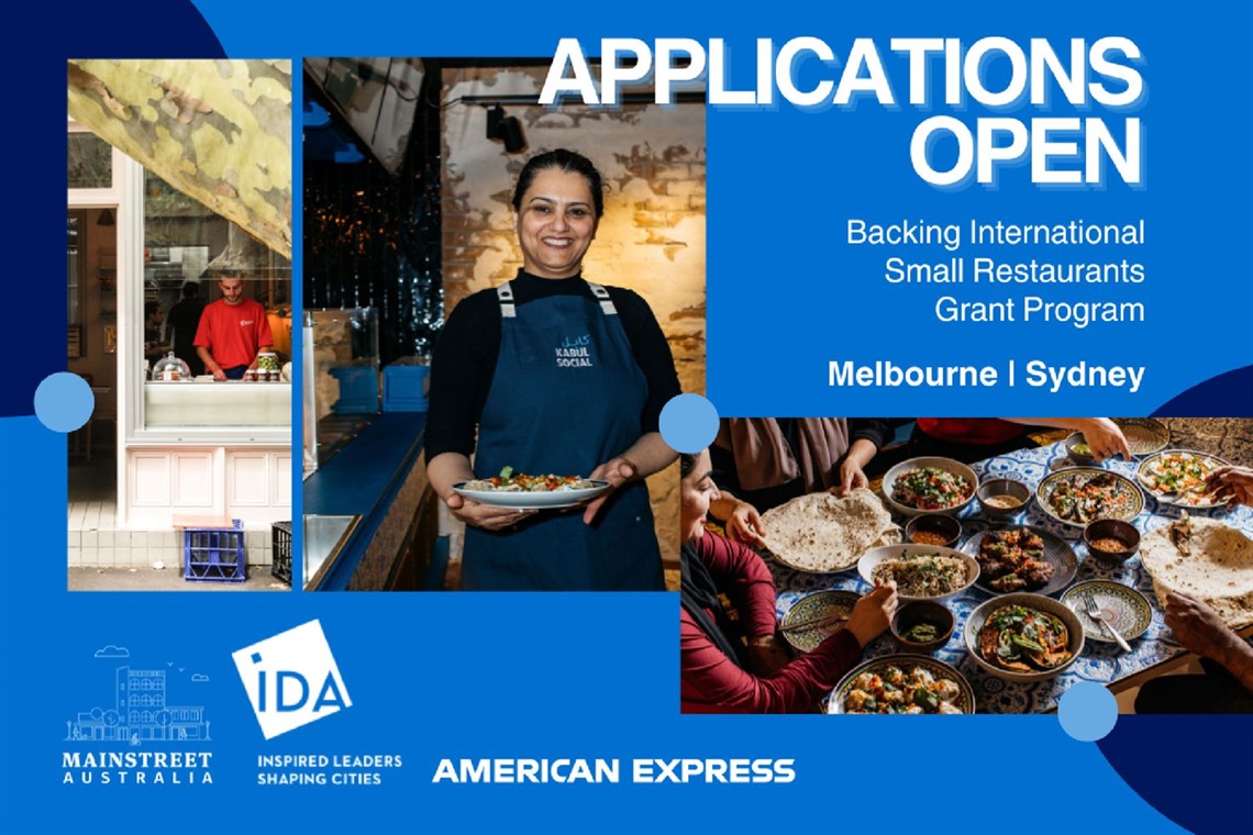 American Express Backing International Small Restaurants Grant Program banner