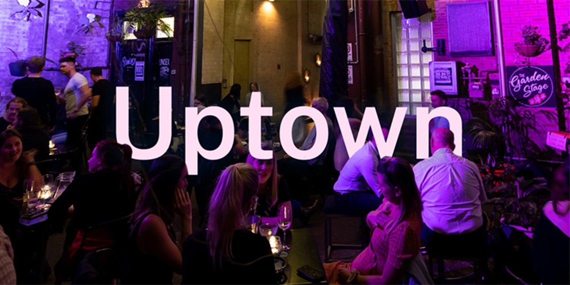 Uptown Program banner, NSW State Government 24 Hour Economy Program